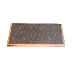 Dior Greycamel Honeycomb Print Wallet